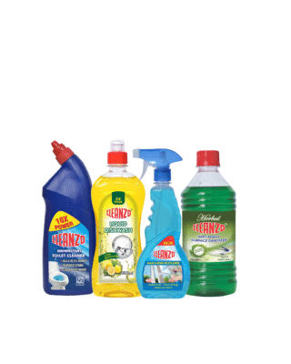 4-in-1 Household Cleaning Liquid Combo